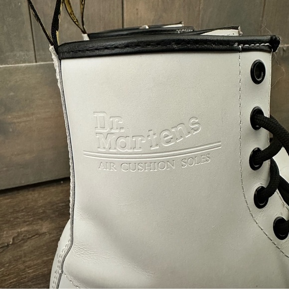 Dr. Martens 1460 Smooth White Boots - Picture 5 of 16